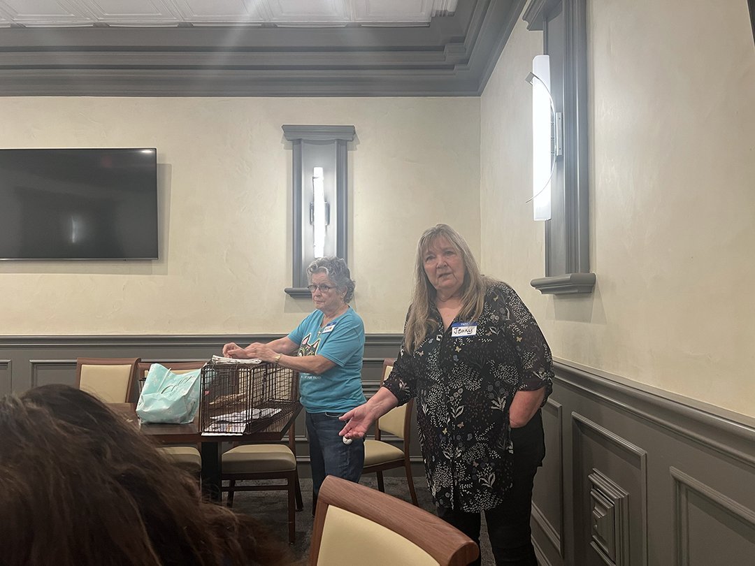 ABC presenting a donation to Animal Rescue Connections