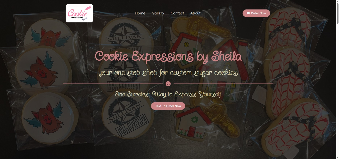 Cookie Expressions website