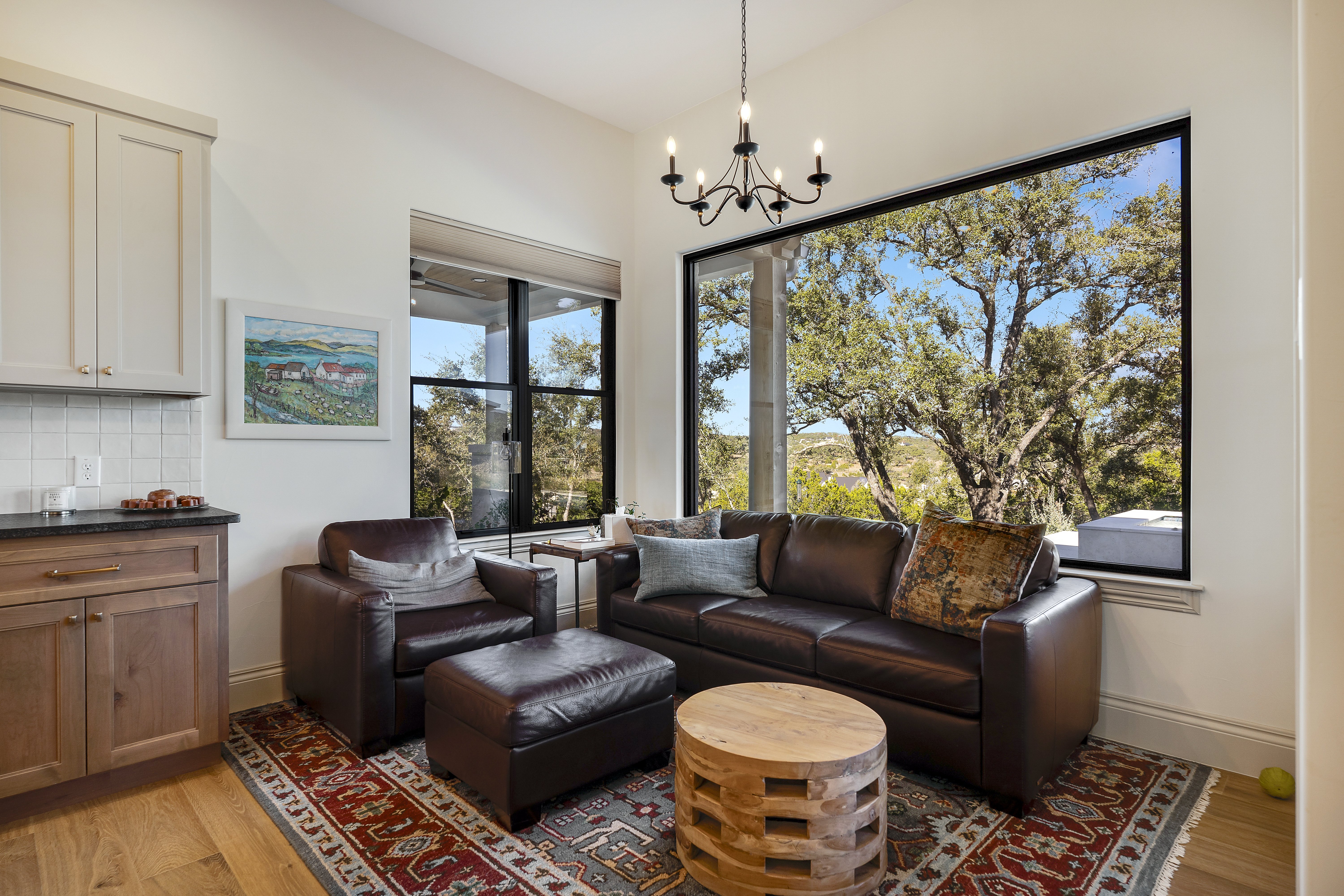 A living space in a Marquis Builders home