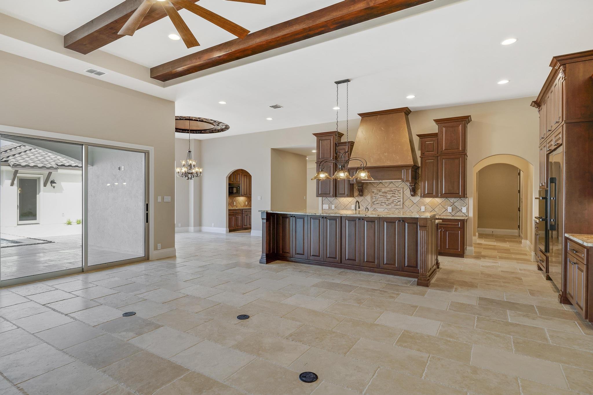 Marquis Builders home interior, great room