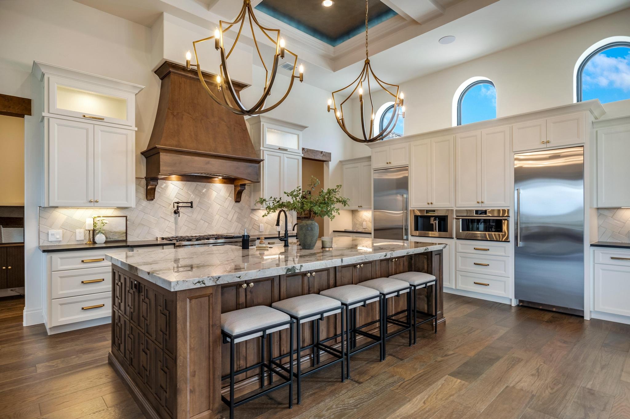 Interior detail in a Marquis-built Pecan Springs home