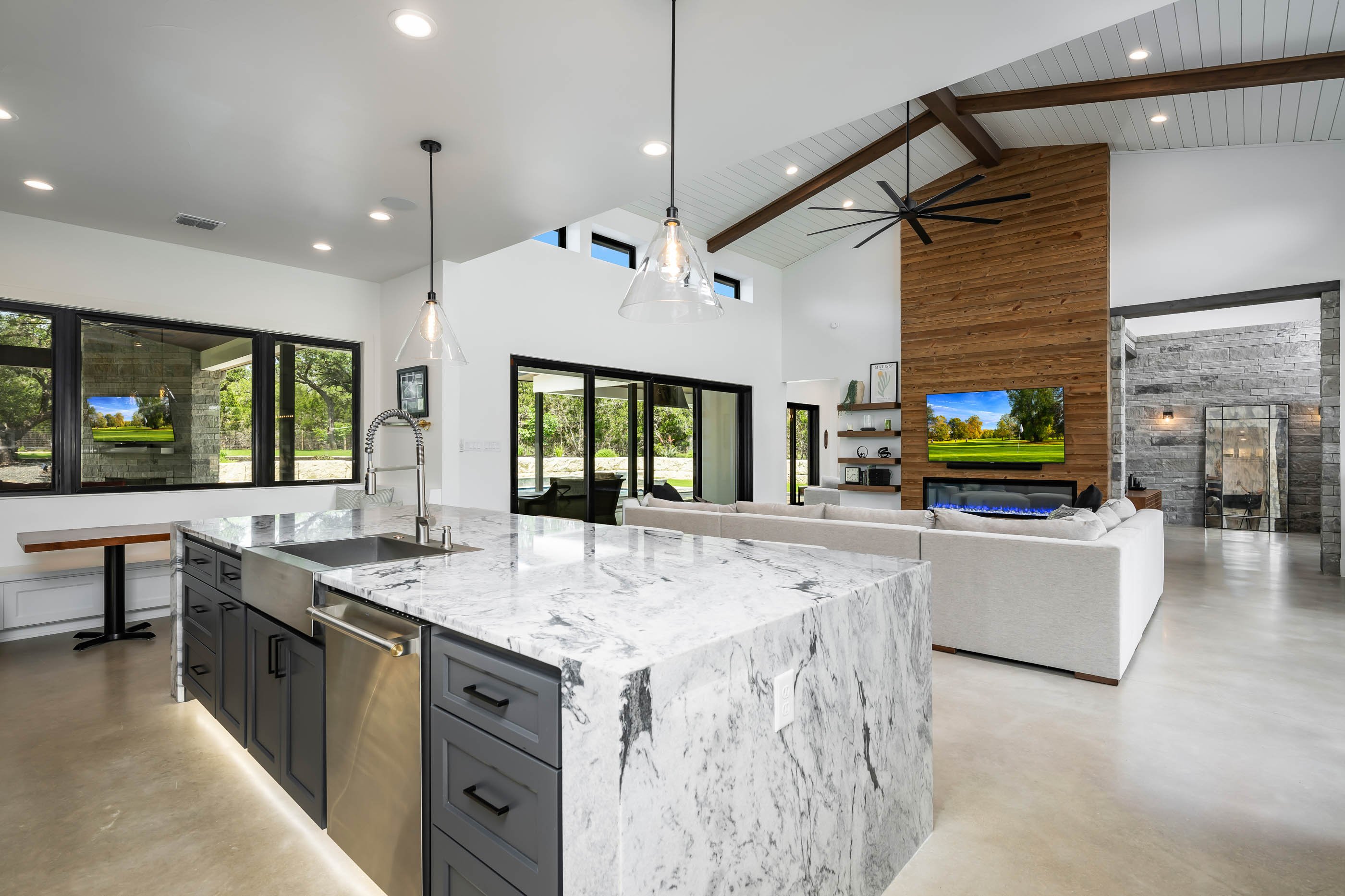 A Marquis Builders custom home near Helotes in the Texas Hill Country