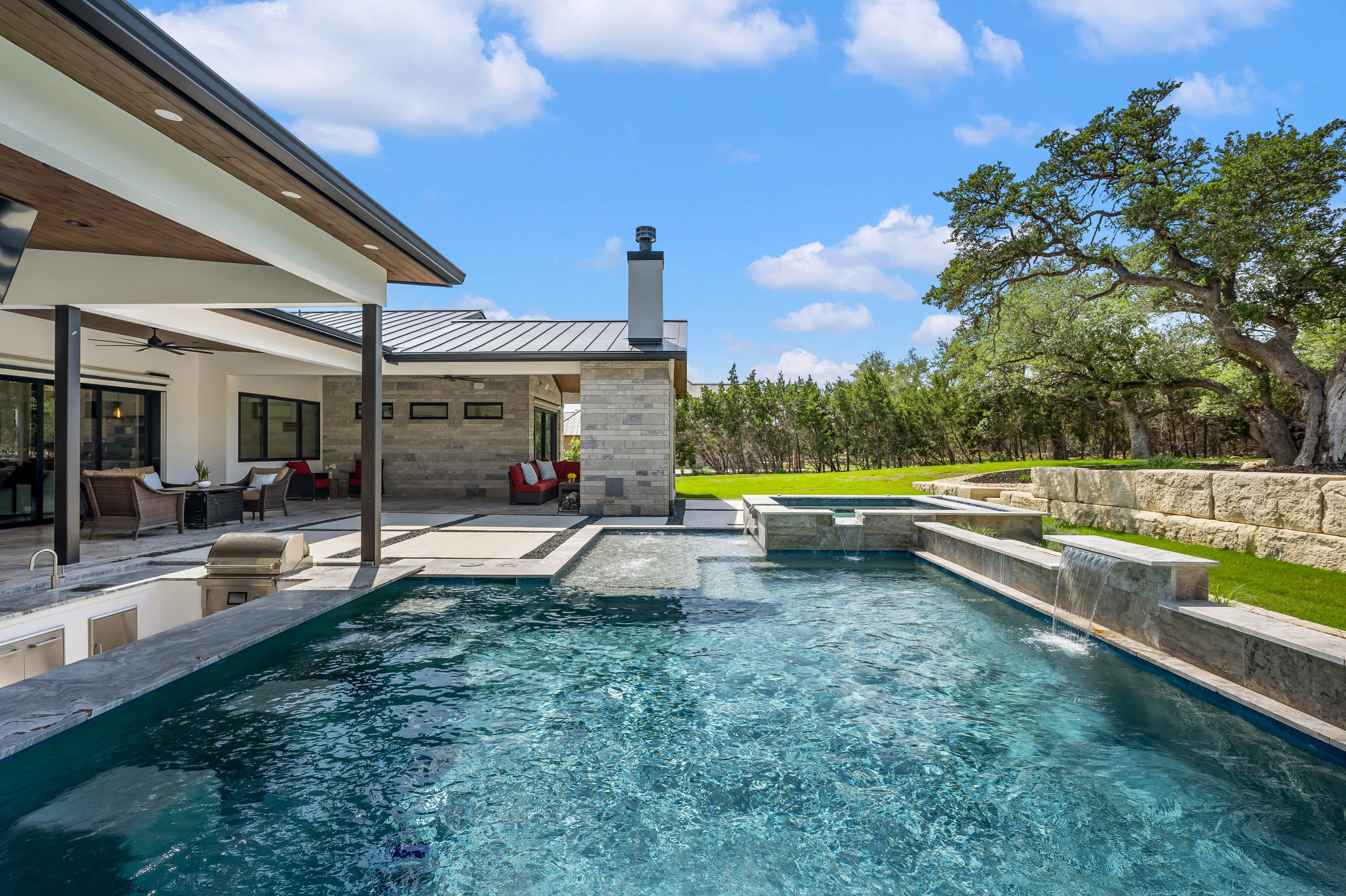 Interior detail in a Marquis-built custom home