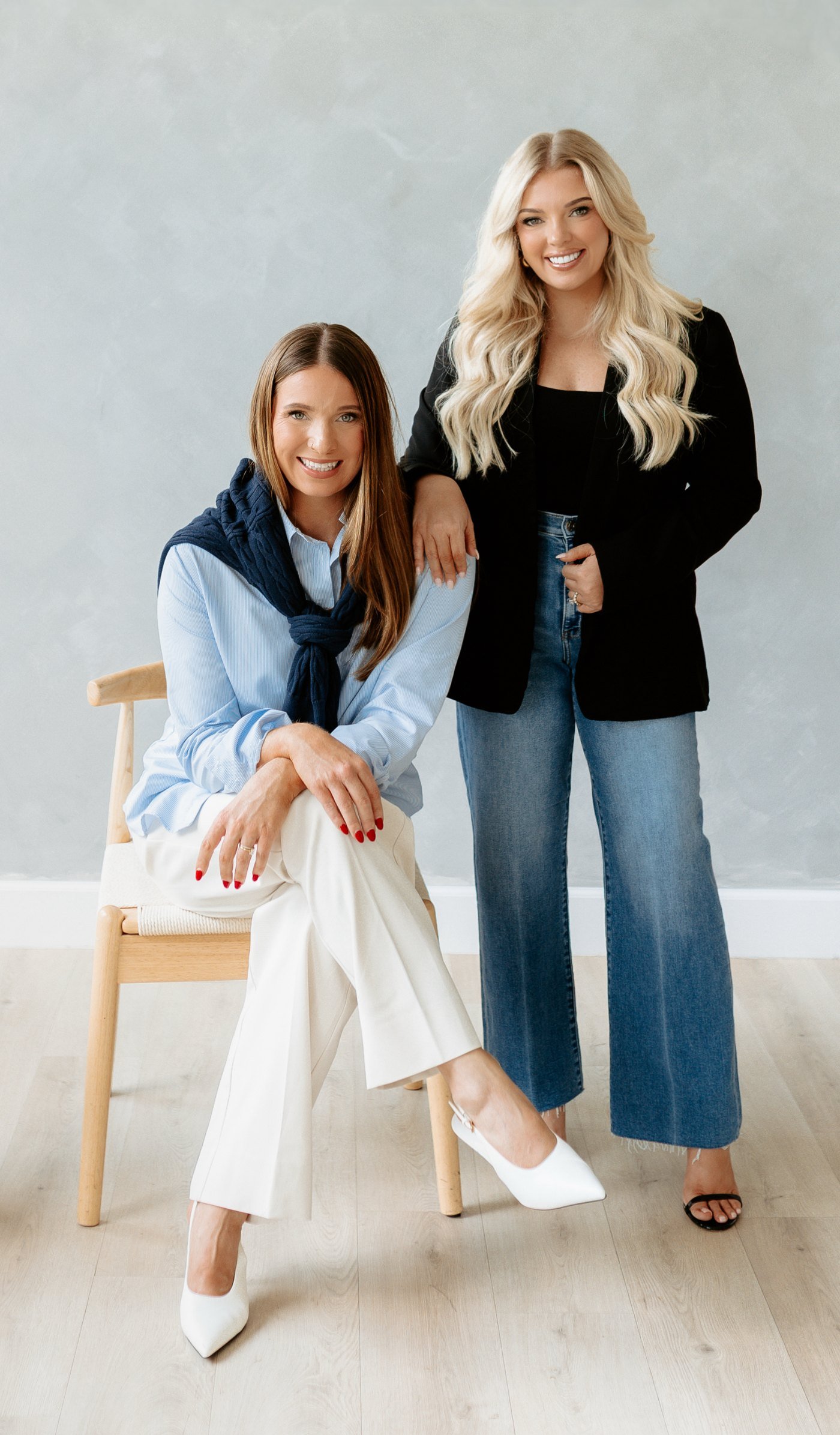 Emily Ziegler and Lauren Palladini, the Marquis Builders design team
